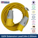 Shop 2.5mm 110V Extension Leads for Reliable Site Power - Image 4
