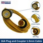 110V Extension Lead 14m 1.5mm Cable IP67 16amp - (10850) - Image 5