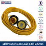 110V Extension Lead 14m 2.5mm Cable 16amp - (10851) - Image 3