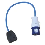 240V 0.5m Fly Lead 16A Adapter Plug and Socket - (10873) - Image 3