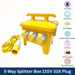 5Way Splitter Box 110V 2x32amp Outlets 32amp Plug - (10884) - Image 5