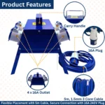 240V 4-Way Splitter Box 16A Plug - (10895-240V) - Image 5
