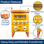 10kVA 110V Transformer for Safe Site Power Use - Image 5