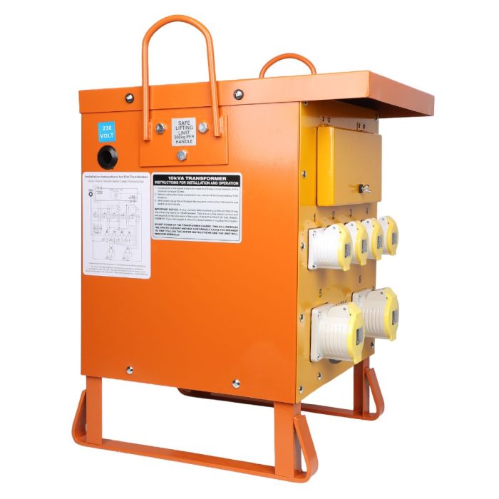 10kVA Transformer 110V Single Phase with 4x 16A and 2x 32A Outlets