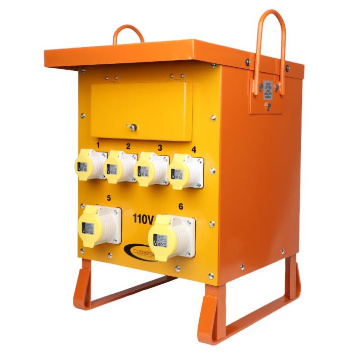 10kVA Transformer 110V Single Phase with 4x 16A and 2x 32A Outlets