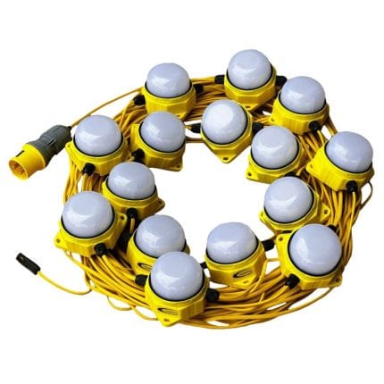 110V LED Festoon Lighting Kit 50m 120W 16amp - (10933-50m)