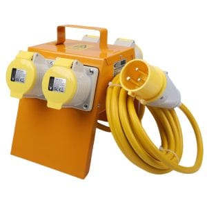 4 Way Splitter Box 110V 4x32amp Outlets 32amp Plug – (10888)