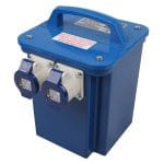 110V To 240V Step-Up Transformer with Twin 16A Outlets