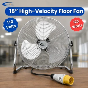 110v Industrial Floor Fan 18inch – (10947)