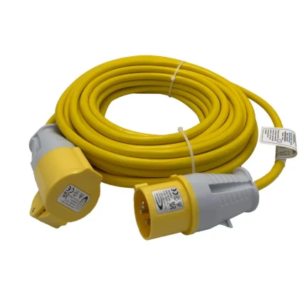 110V Extension Lead 25m 1.5mm Cable 16amp plug and coupler - (10827)