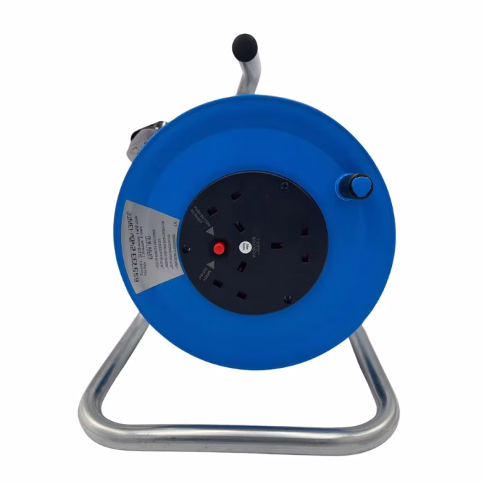 240V Cable Reel 25m 1.5mm 3x13amp Sockets and plug - (4320)