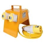 4 Way Splitter Box 110V 4x16amp Outlets 16amp Plug - (10896)