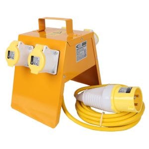 4 Way Splitter Box 110V 4x16amp Outlets 16amp Plug – (10896)