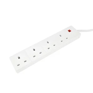 4 Gang 5m Extension Cable 1.25mm 13amp Plug and Sockets – (30503)