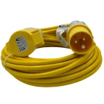 110V Extension Lead 14m 1.5mm with 16A Plug and 16A Coupler
