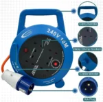 4 Way 10m Extension Lead Reel 4x13amp Sockets - (5075) - Image 4