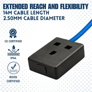 240V Extension Lead 14m 2.50mm Cable 13amp – (10824)
