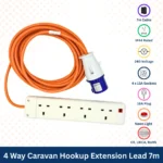 4-Way Caravan Hookup Extension 7m 16A Plug - (30503) - Image 3