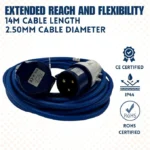 240V Extension Lead 14m 2.50mm Cable 32amp - (10823)
