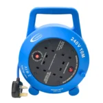 4-Way 10m Extension Reel 4x13A Sockets & Plug