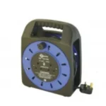 240V Cable Reel 25m 1.50mm 2x13amp Sockets and Plug - (4080)