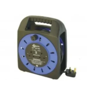 240V Cable Reel 25m 1.50mm 2x13amp Sockets and Plug – (4080)