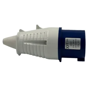 240V 16amp 2P+E IP44 Industrial Plug – (10608)