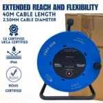 240V Cable Reel for Home & Industrial Use - Image 3