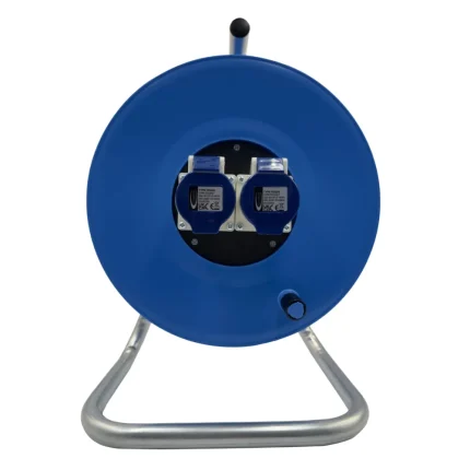 240V Cable Reel 2 Gang 2x16amp Sockets - (8062)