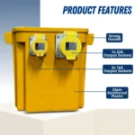 5kVA Continuous Site Transformer 110V – Reliable Power – (10965) ( THESE NEED TO BE HARD WIRED IN ) - Image 5