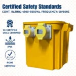 5kVA Continuous Site Transformer 110V – Reliable Power – (10965) ( THESE NEED TO BE HARD WIRED IN )
