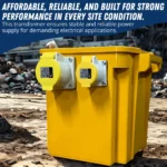 5kVA Continuous Site Transformer 110V – Reliable Power – (10965) ( THESE NEED TO BE HARD WIRED IN ) - Image 2