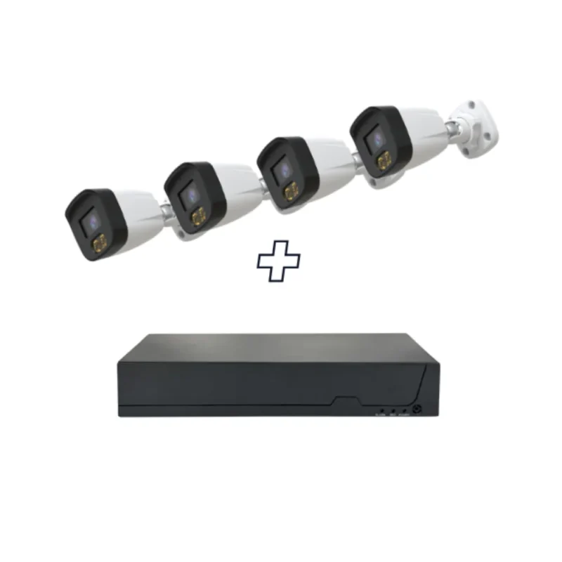 CCTV Camera NVR Kit 4 Camera 4 CH 5MP IP POE Camera