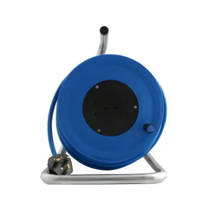 240V Cable Reel 50m 2.5mm with 13A Plug and 2x13A Sockets