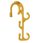 Yellow cable hooks for 1.5mm and 2.5mm electrical cables management