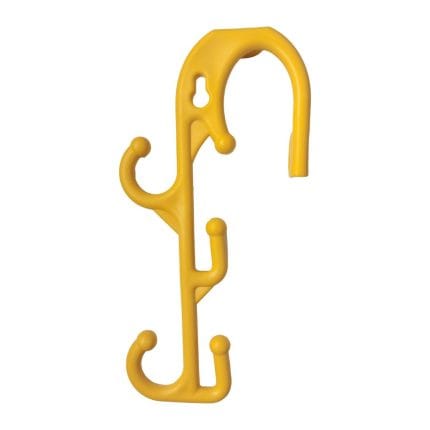 Yellow Cable Hooks Suitable For 1.5mm, 2.5mm Leads - (10955)