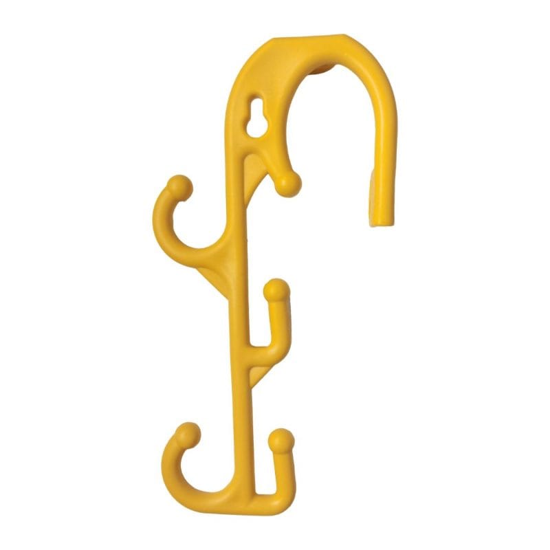 Yellow Cable Hooks Suitable For 1.5mm, 2.5mm Leads - (10955)