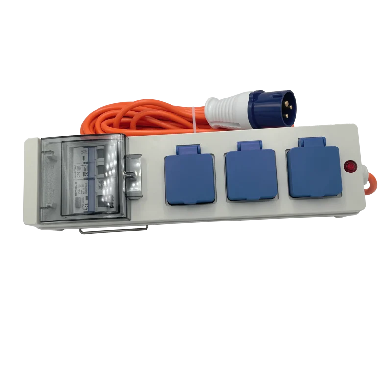 240V Mobile Mains Power Unit 13amp Sockets 16amp Plug - (30505)