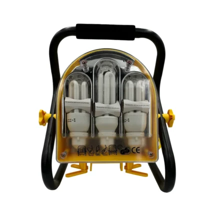 110V Work Light Screw Bulb 16amp 2x16amp Sockets - (6698)