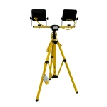 110V LED Telescopic Dual Head Tripod Uplight 5m 16amp - (10914) - Image 2