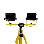 110V LED Telescopic Dual Head Tripod Uplight 5m 16amp - (10914) - Image 3