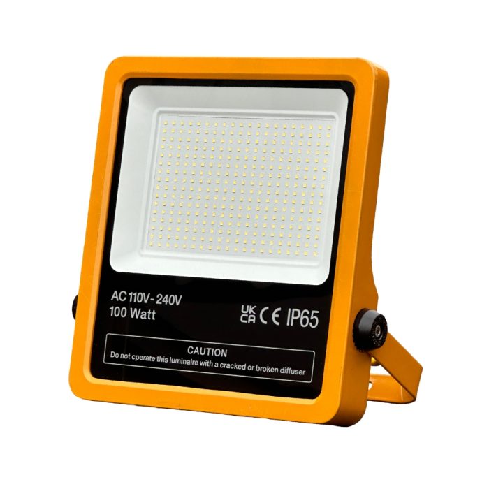 110V LED Floodlight 16amp 100watt 6500K IP65 - (10816)