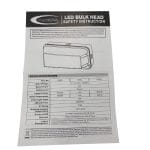 240V LED Bulk-Head 6w Worklight Clear Lens IP65 - (10951) - Image 5