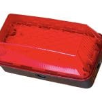 240V LED Bulk-Head Worklight 6w Red Lens IP65 - (10952)