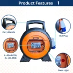 3-Way Power Unit with USB & LED - Image 6