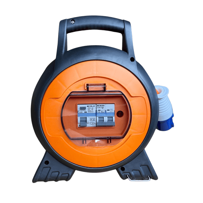 3 Way Mobile Mains Power Unit 15m with 2x USB & LED Light - (5076) - Image 6