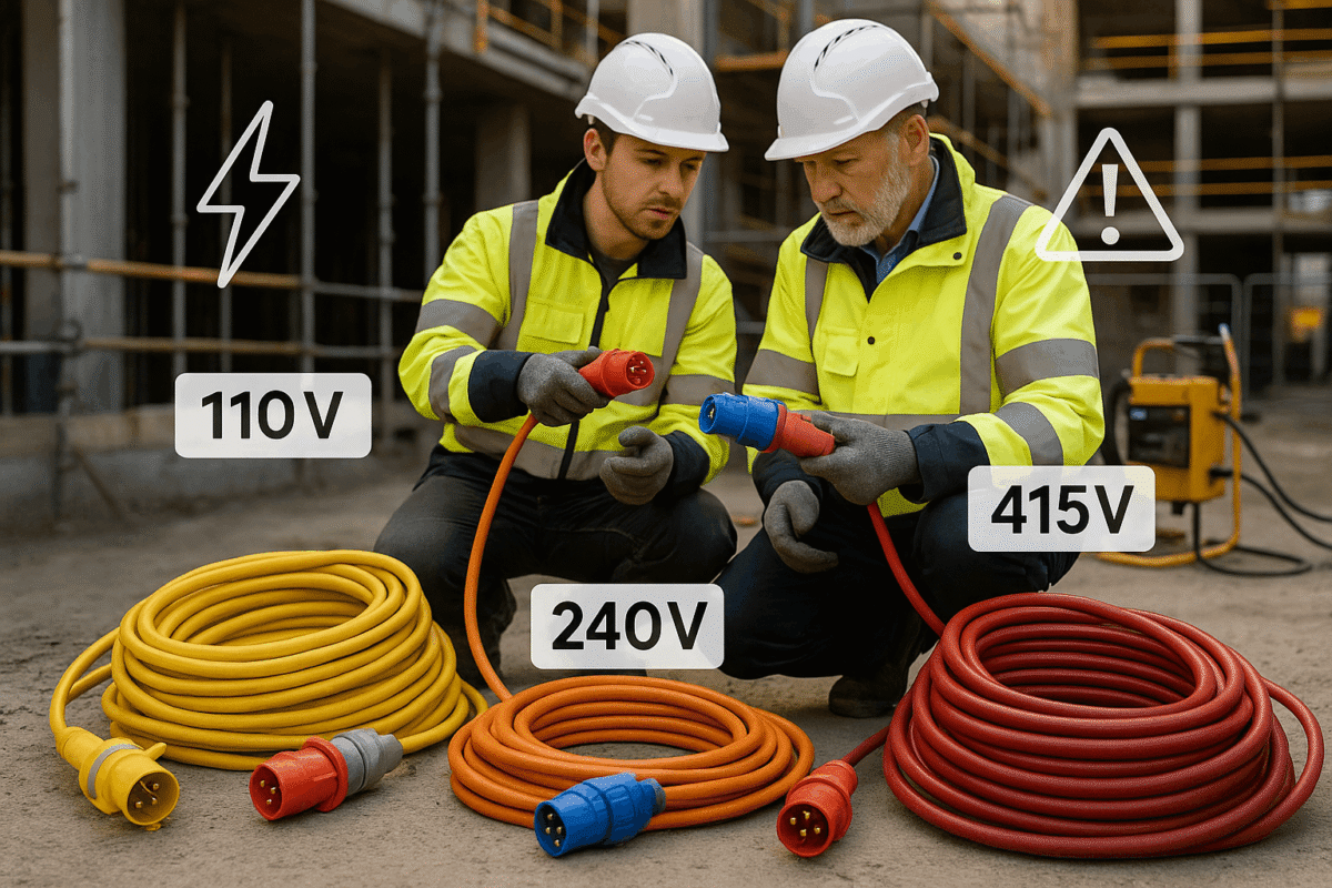 110V, 240V, and 415V Extension Leads