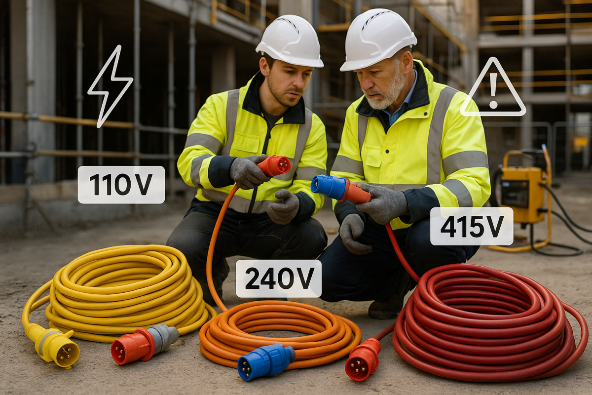 110V, 240V, and 415V Extension Leads