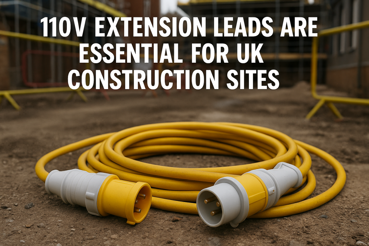 Why 110V Extension Leads Are Essential for UK Construction Sites