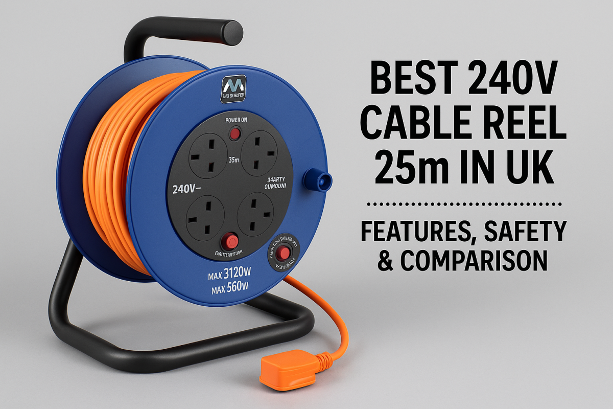 Best 240V Cable Reel 25m in UK – Features, Safety & Comparison